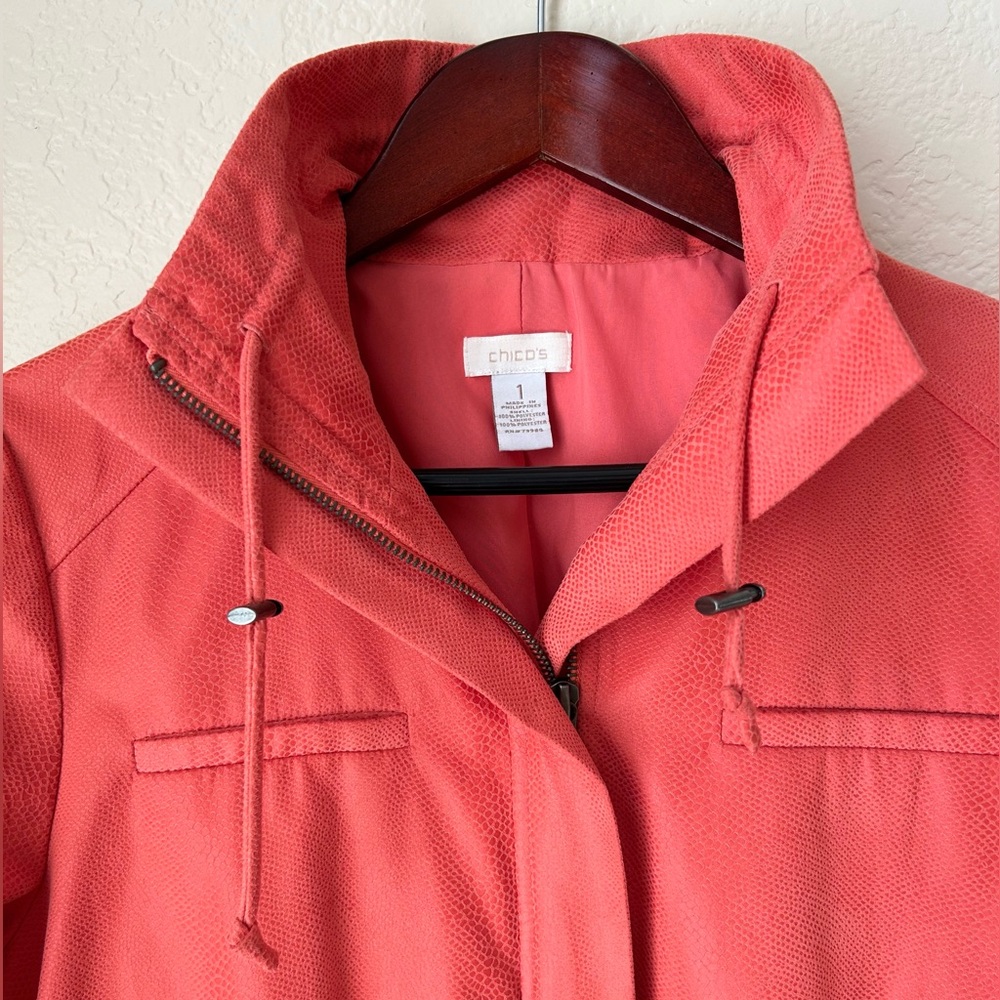Chico’s Coral Jacket